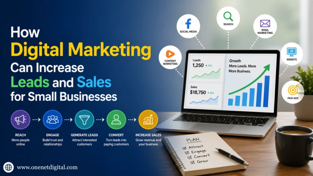 How Digital Marketing Can Increase Leads and Sales for Small Businesses