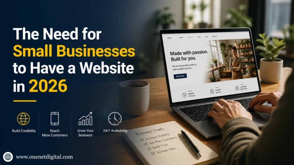 The Need for Small Businesses to Have a Website in 2026