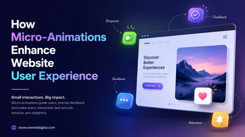 How Micro-Animations Enhance Website User Experience