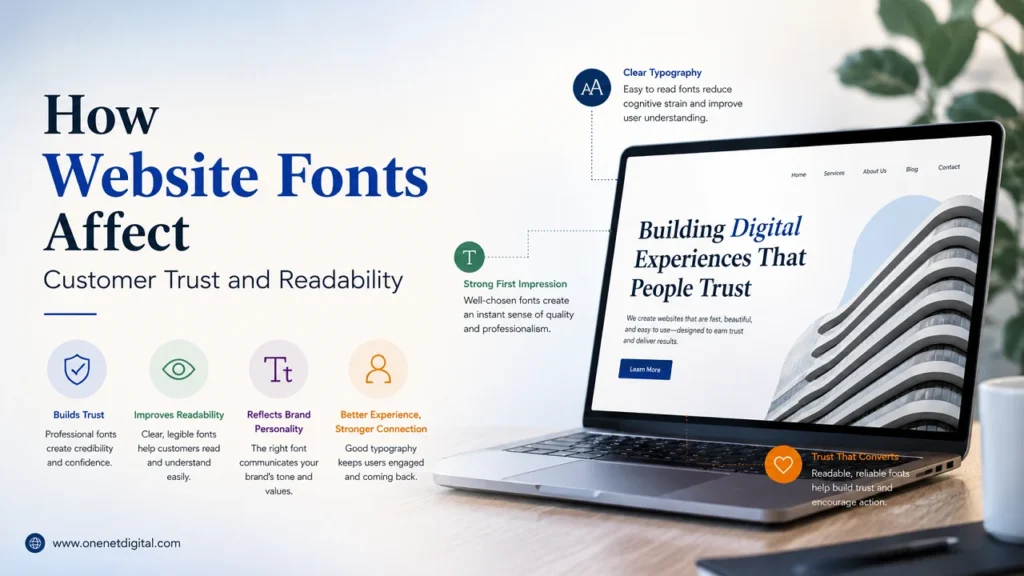 How Website Fonts Affect Customer Trust and Readability
