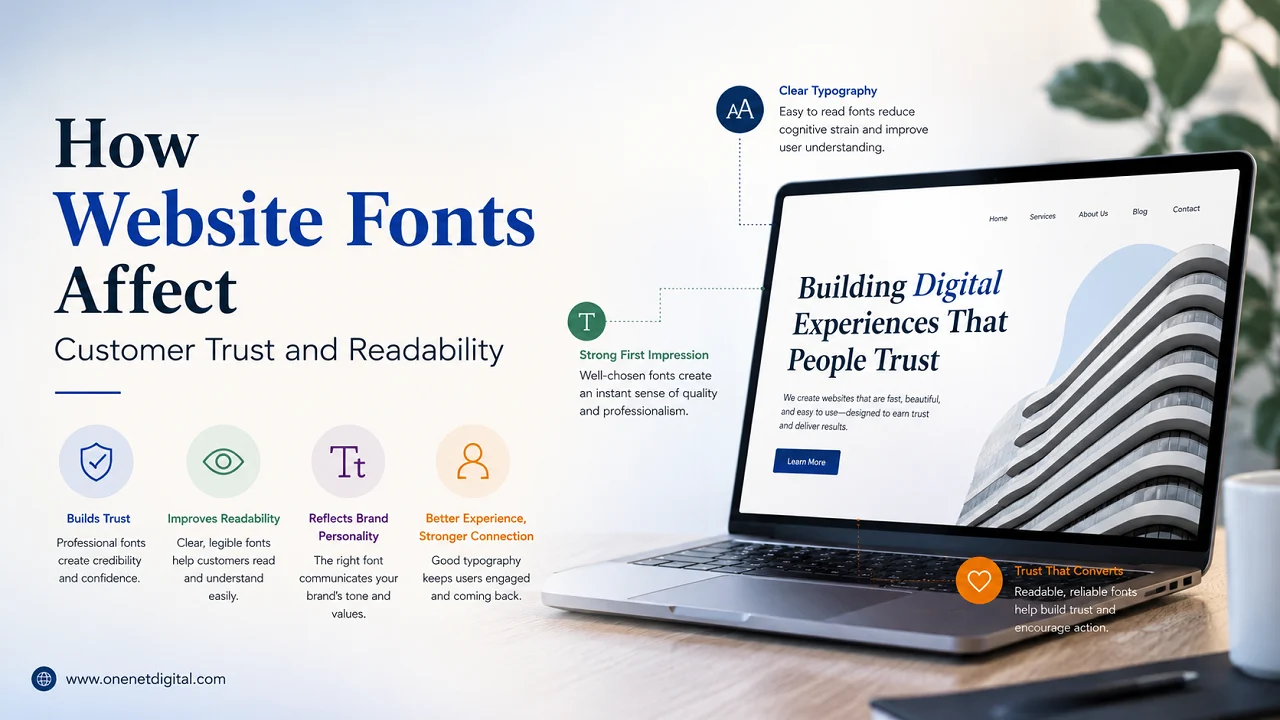 How Website Fonts Affect Customer Trust and Readability