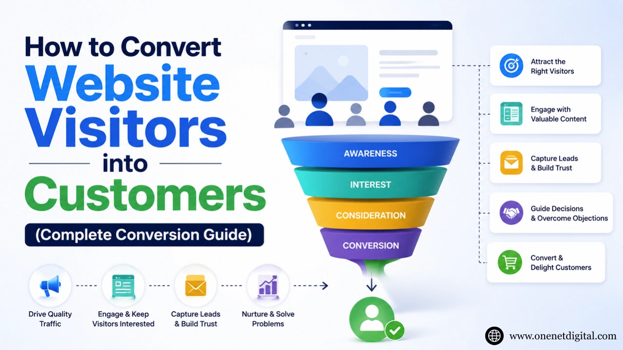 How to Convert Website Visitors into Customers (Complete Conversion Guide)