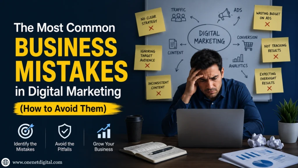 The Most Common Business Mistakes in Digital Marketing (How to Avoid Them)