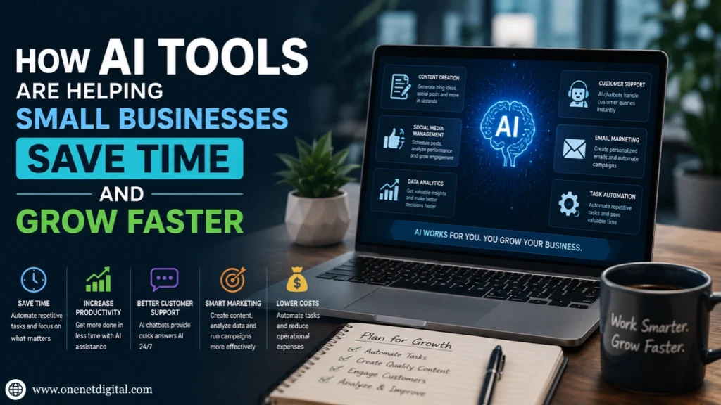 Why AI Tools are Supporting Small Businesses to Save Time and Grow Faster