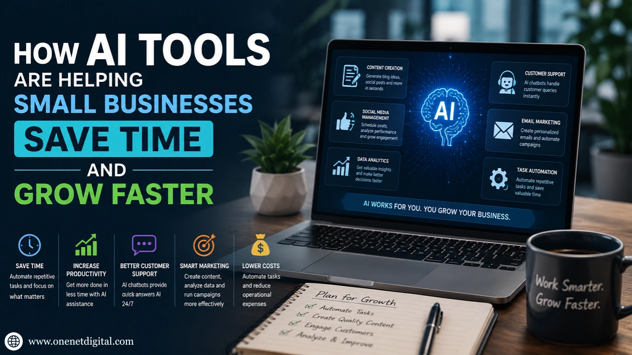 Why AI Tools are Supporting Small Businesses to Save Time and Grow Faster