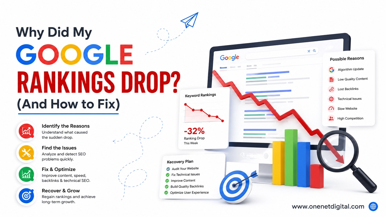 Why Did My Google Rankings Drop? (And How to Fix)