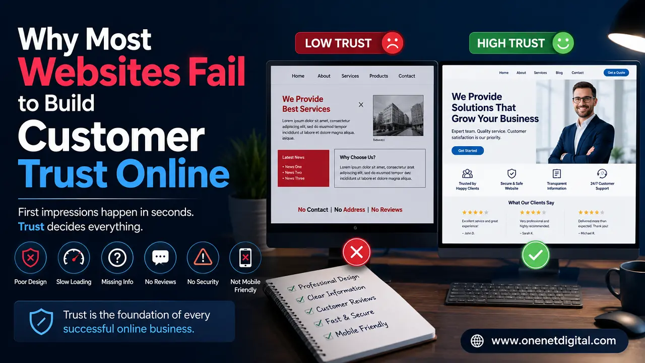 Why Most Websites Fail to Build Customer Trust Online