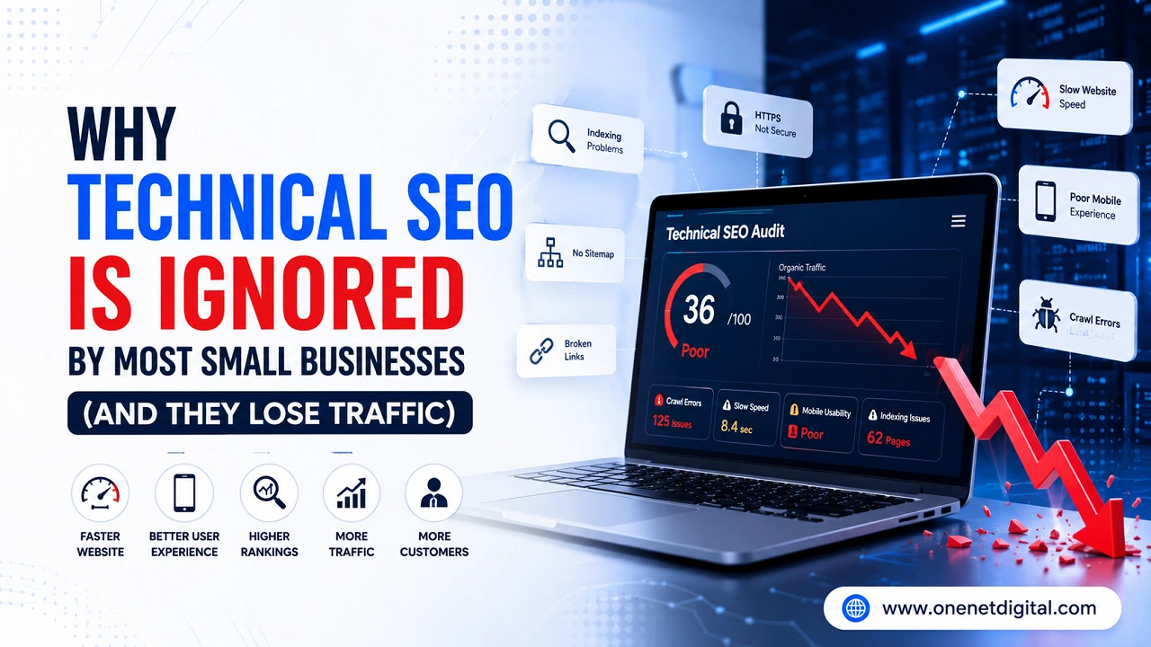 Why Technical SEO is Ignored by Most Small Businesses (And They Lose Traffic)