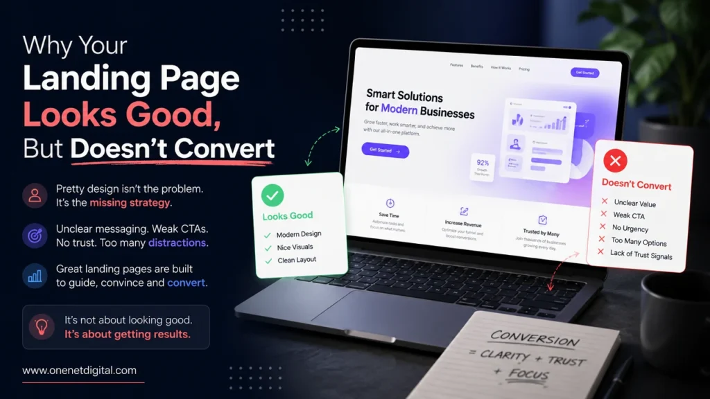 Why Your Landing Page Looks Good, But Doesn’t Convert