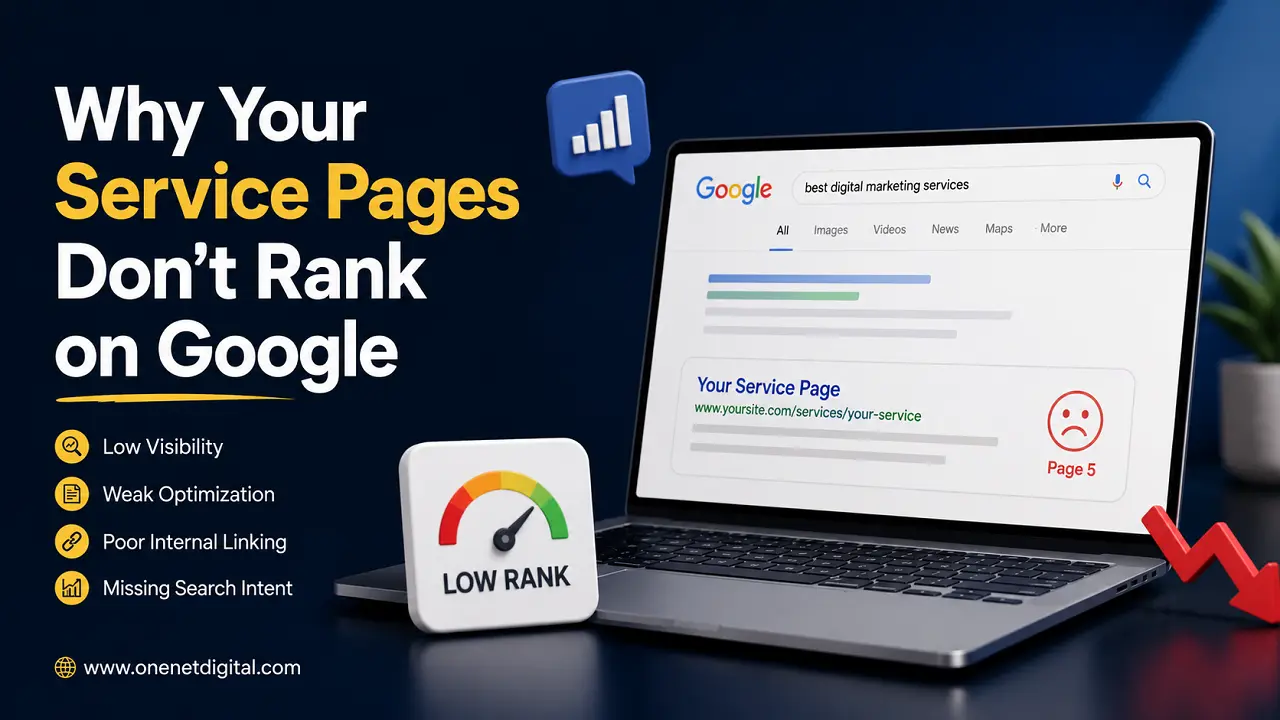 Why Your Service Pages Don’t Rank on Google