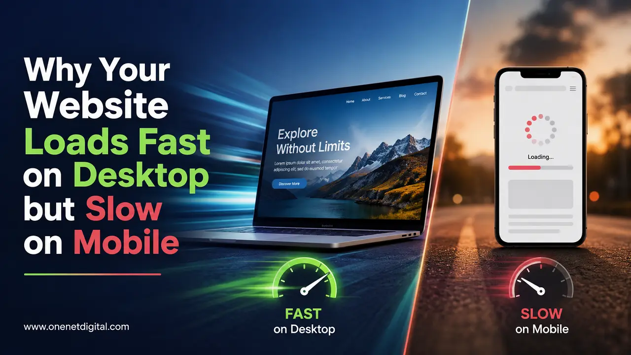 Why Your Website Loads Fast on Desktop but Slow on Mobile