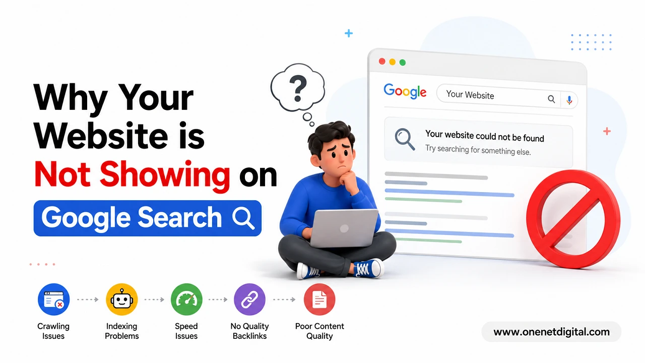 Why Your Website is Not Showing on Google Search