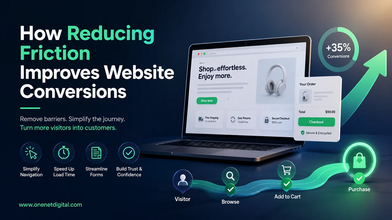 How Reducing Friction Improves Website Conversions