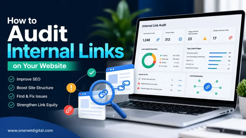 How to Audit Internal Links on Your Website | One Net Digital