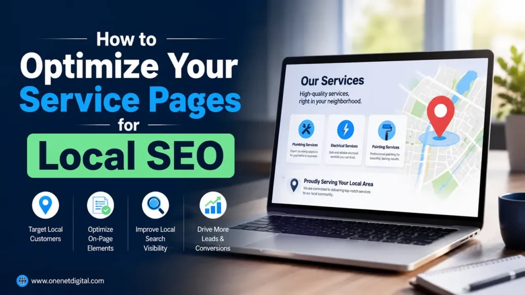 How to Optimize Your Service Pages for Local SEO | One Net Digital