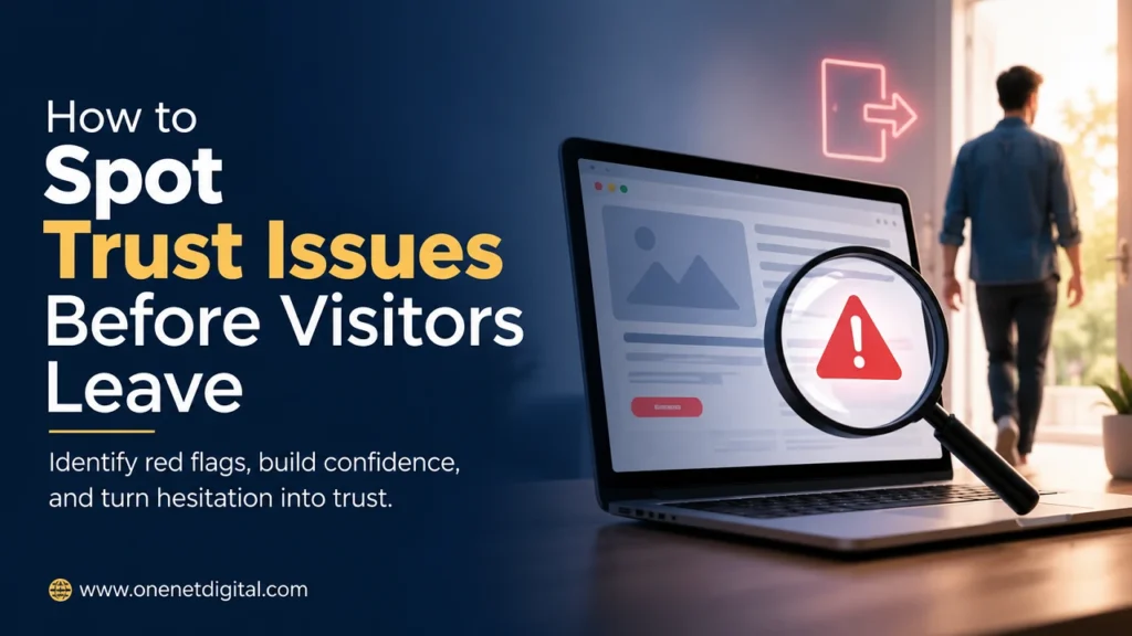 How to Spot Trust Issues Before Visitors Leave