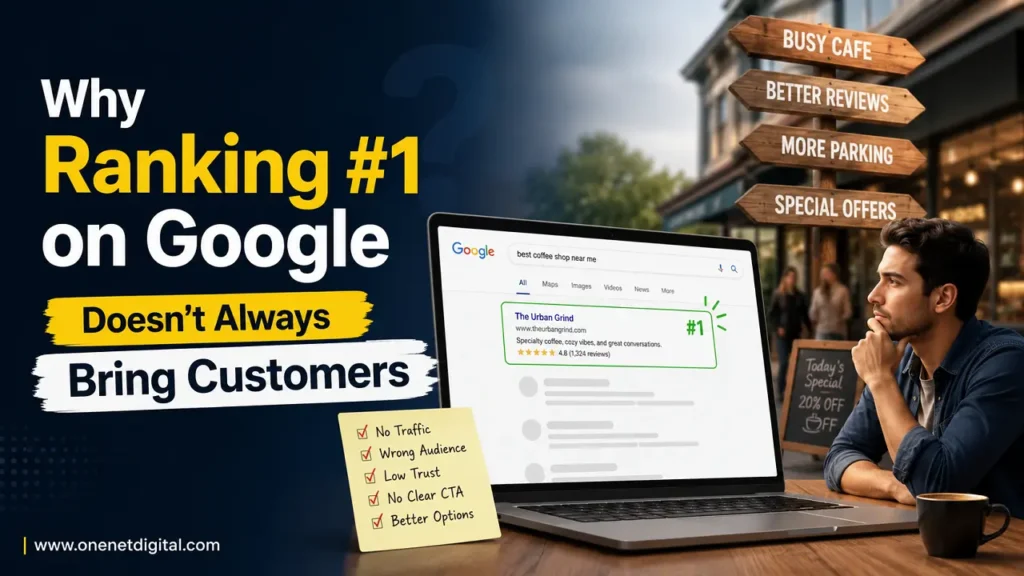 Why Ranking #1 on Google Doesn’t Always Bring Customers