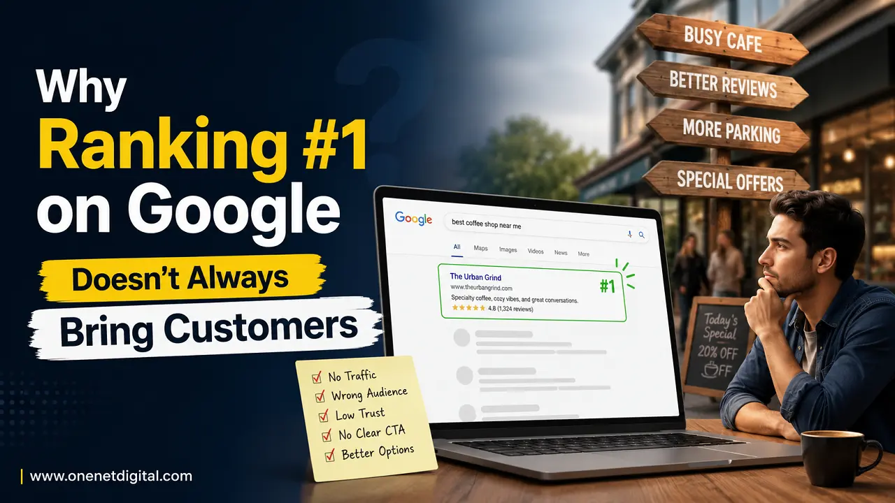 Why Ranking #1 on Google Doesn't Always Bring Customers