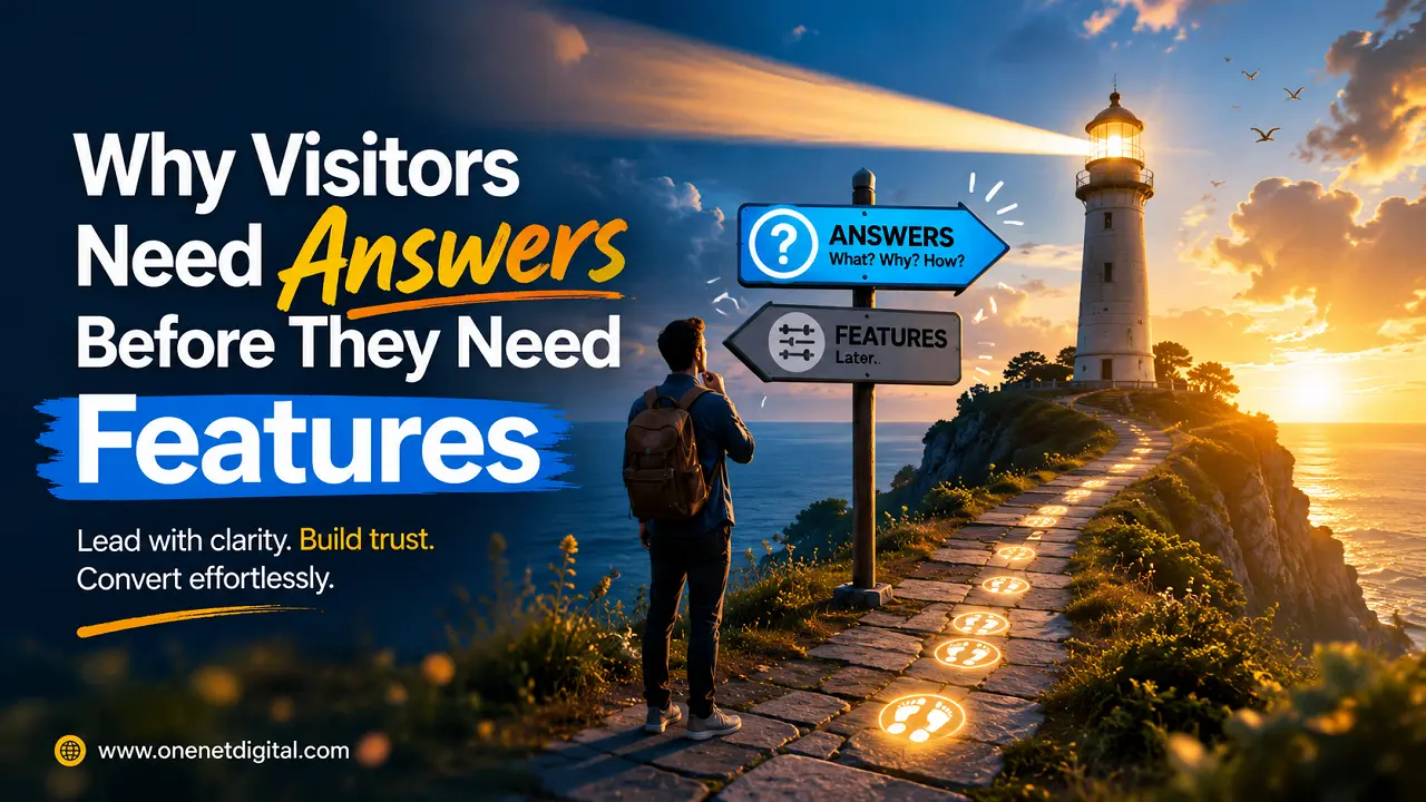 Why Visitors Need Answers Before They Need Features