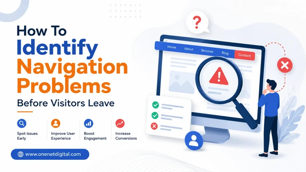 How To Identify Navigation Problems Before Visitors Leave