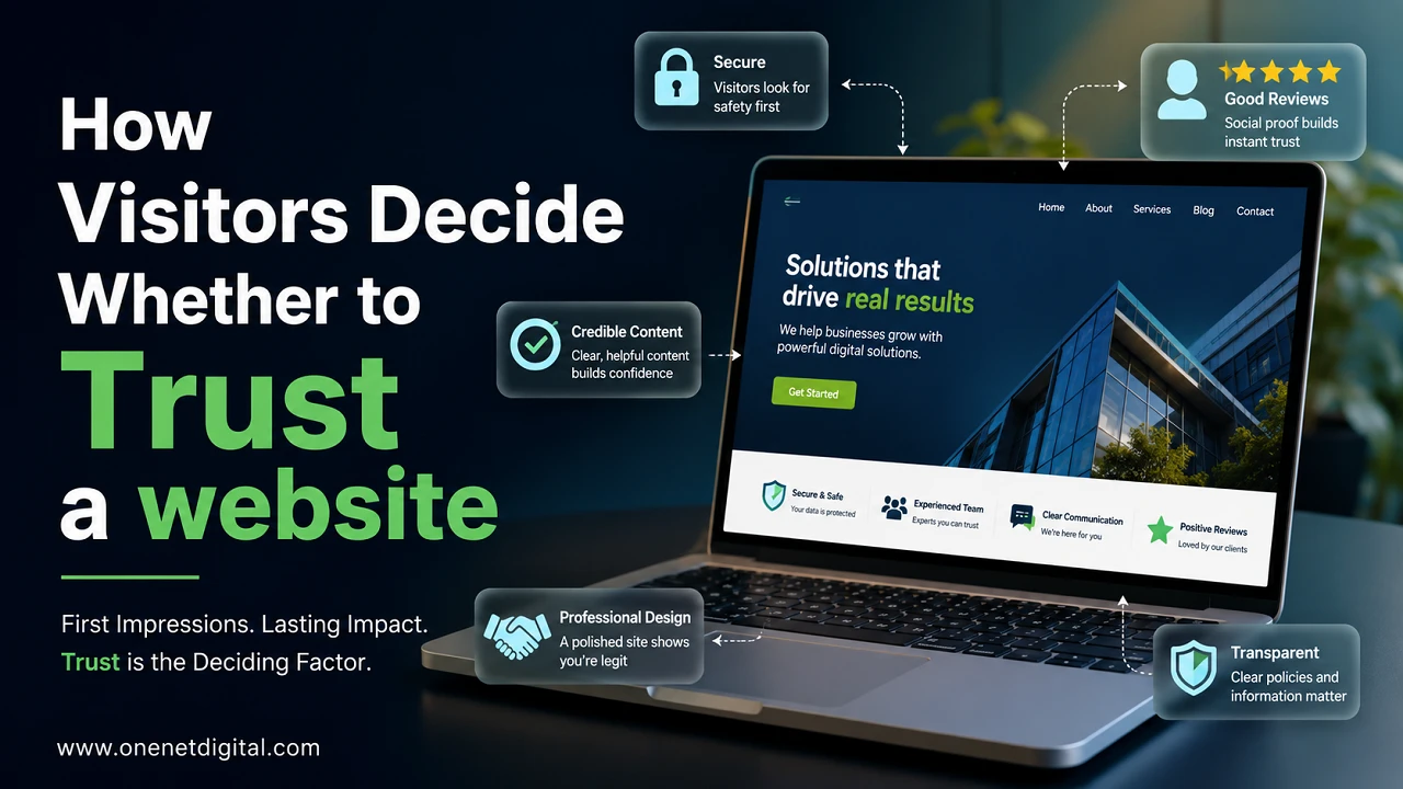 How Visitors Decide Whether to Trust a Website