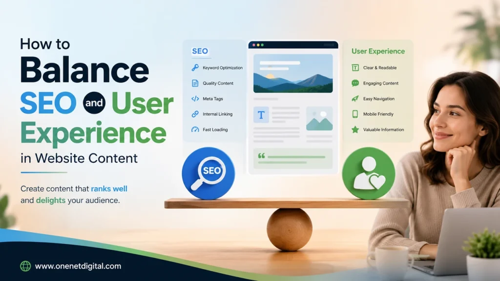 How to Balance SEO and User Experience in Website Content