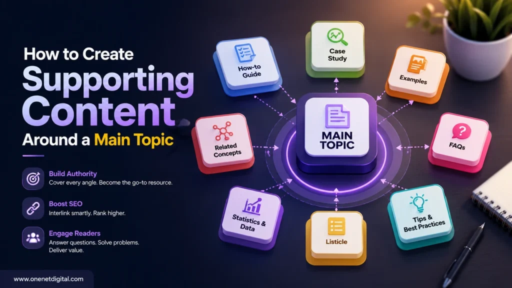 How to Create Supporting Content Around a Main Topic