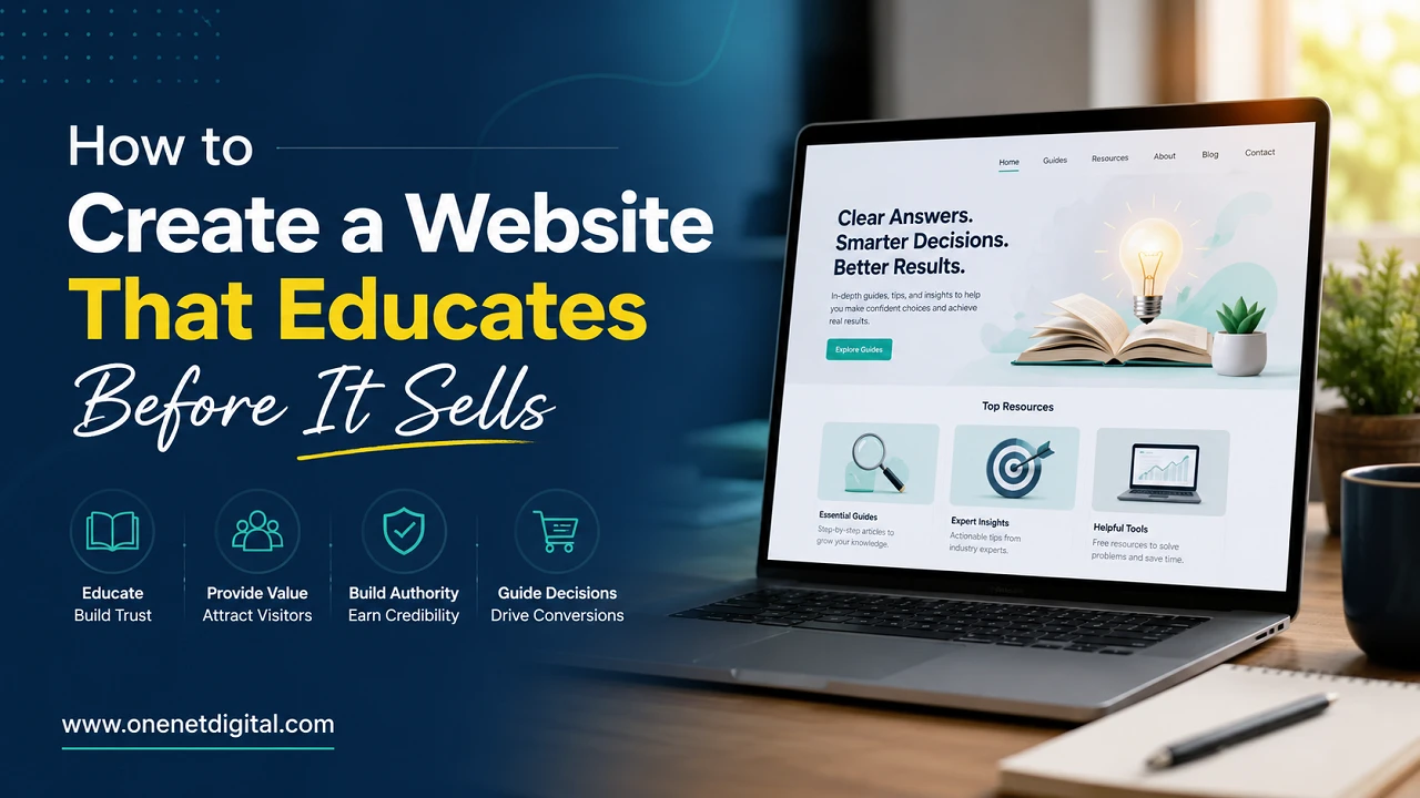 How to Create a Website That Educates Before It Sells
