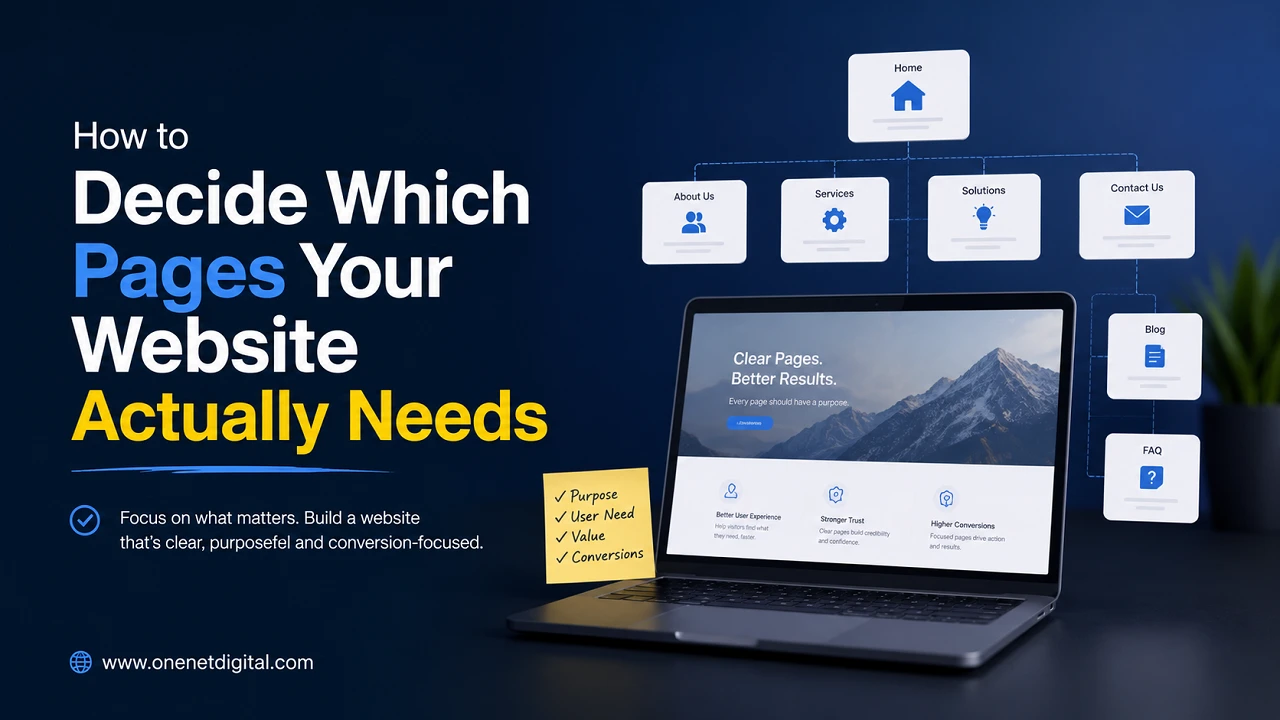 How to Decide Which Pages Your Website Actually Needs