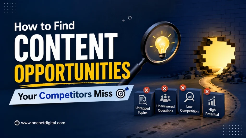 How to Find Content Opportunities Your Competitors Miss