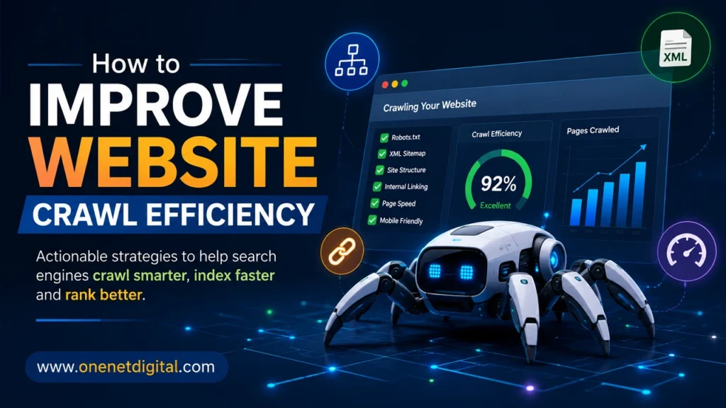 How to Improve Website Crawl Efficiency | One Net Digital