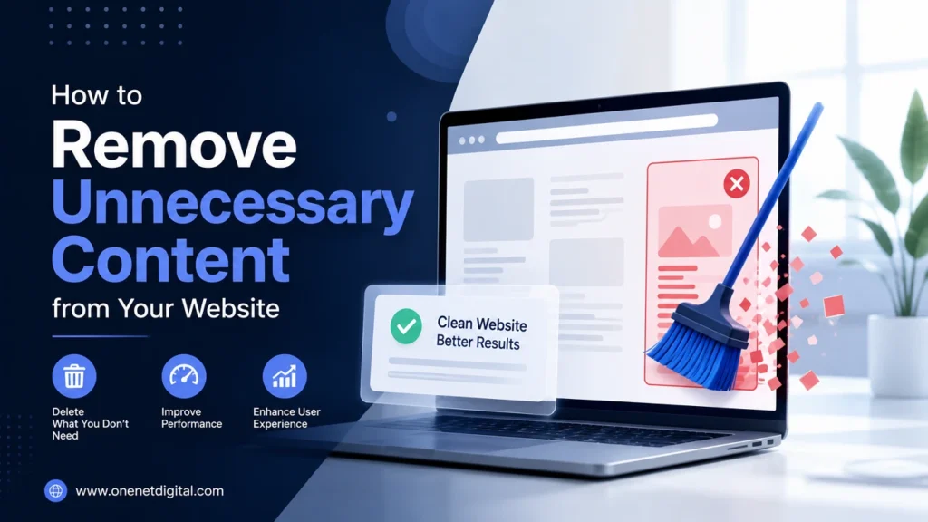 How to Remove Unnecessary Content from Your Website