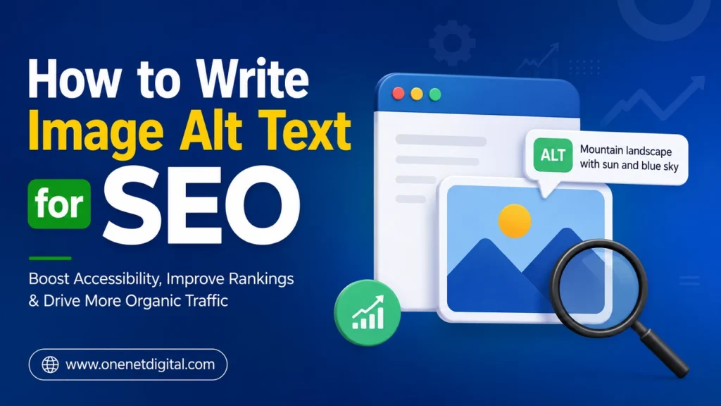 How to Write Image Alt Text for SEO | One Net Digital