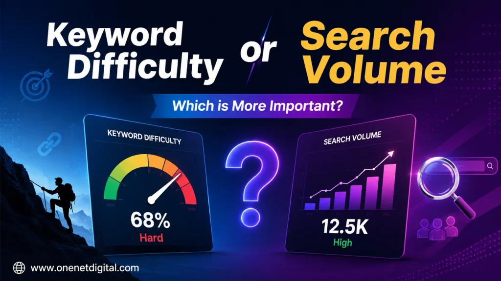 Keyword Difficulty or Search Volume: Which is More Important?