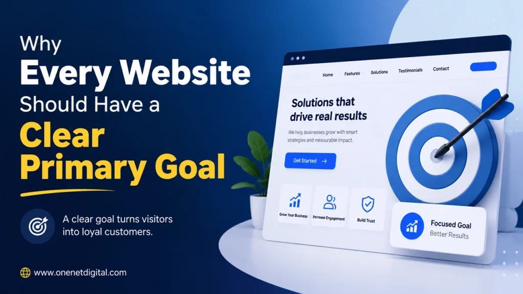 Why Every Website Should Have a Clear Primary Goal