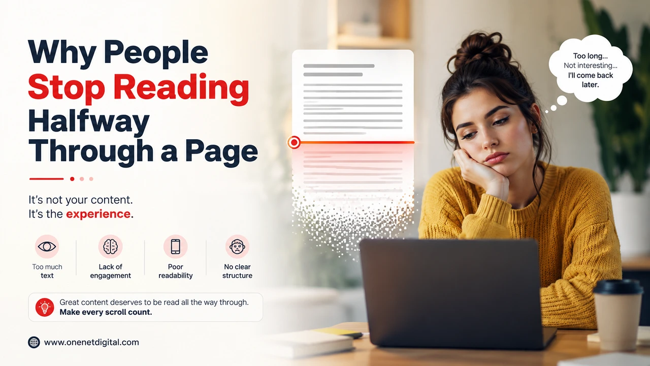 Why People Stop Reading Halfway Through a Page